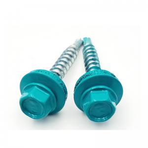 Color hex self drilling screw