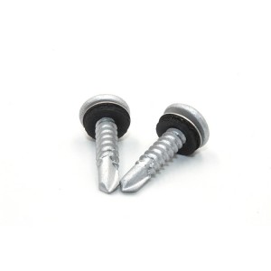 Plum pan head with cushion drill screws – Dacromet