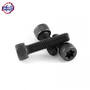 Black oxide carbon steel hex socket head allen bolt DIN912