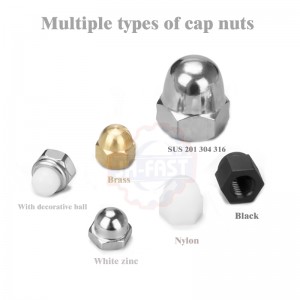 Customized rivet nuts wing nut lifting eye nut dome cap nut