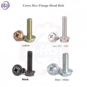 Cross Hex flange bolts