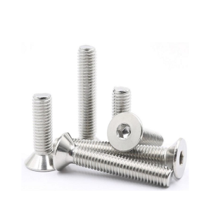 Hexagon countersunk head machine teeth screws – stainless steel