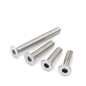 Hexagon countersunk head machine teeth screws – stainless steel