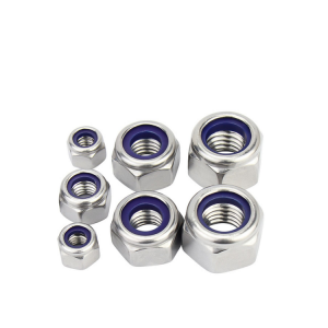 stainless steel hex nylon lock nut