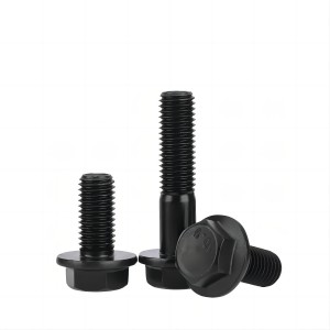 Hex head serrated flange bolts