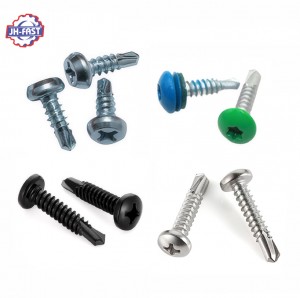 Stainless steel pan head self-drilling screws cross recessed pan framing head self drilling screws