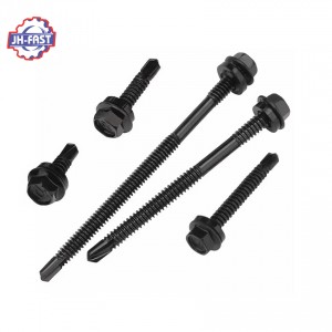 Hex washer head metal self drilling screws