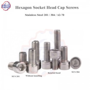 Stainless steel socket head cap screws