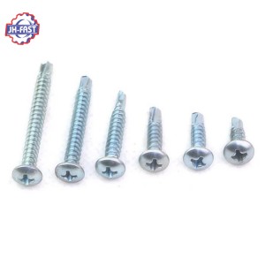 Stainless steel pan head self-drilling screws cross recessed pan framing head self drilling screws