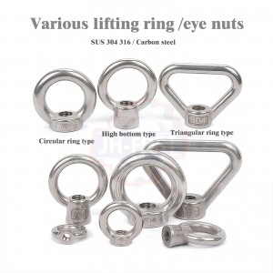 Customized rivet nuts wing nut lifting eye nut dome cap nut