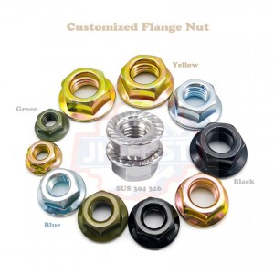 Carbon Stainless Steel Hex Flange Nuts