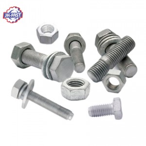 Dip galvanized hex bolt