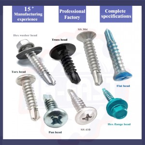 Flat Head Self Drilling Screws