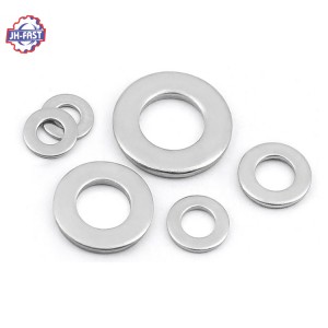 Factory SS304 Stainless Steel Flat Metal Washers