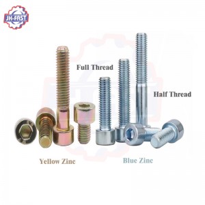 4.8 8.8 10.9 12.9 Blue Zinc plate hex Socket Cap Head Allen Bolt Screw